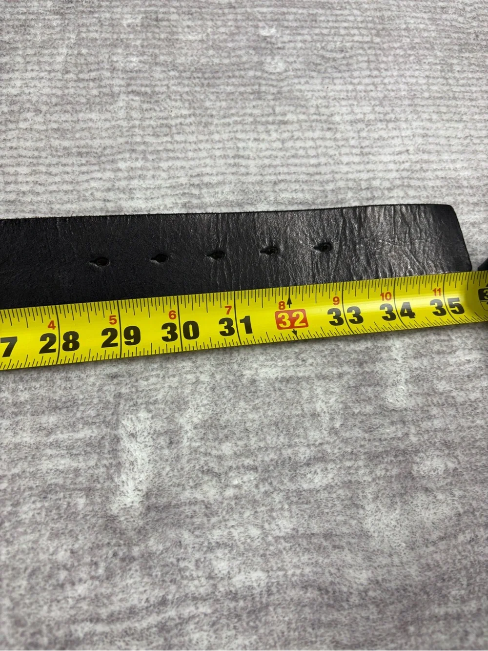 GUESS Dark Brown Genuine Leather Belt Bling  Cross Y2K Statement Women's M